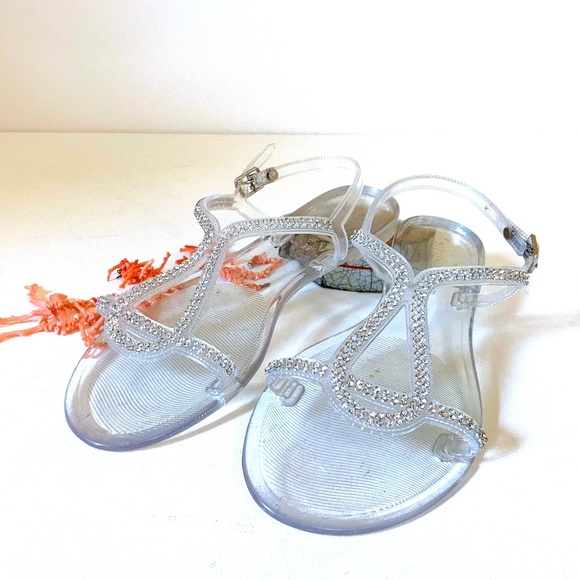 Steve Madden Shoes - Steve Madden Jelly Rhinestones Sandals Sz 38(8)